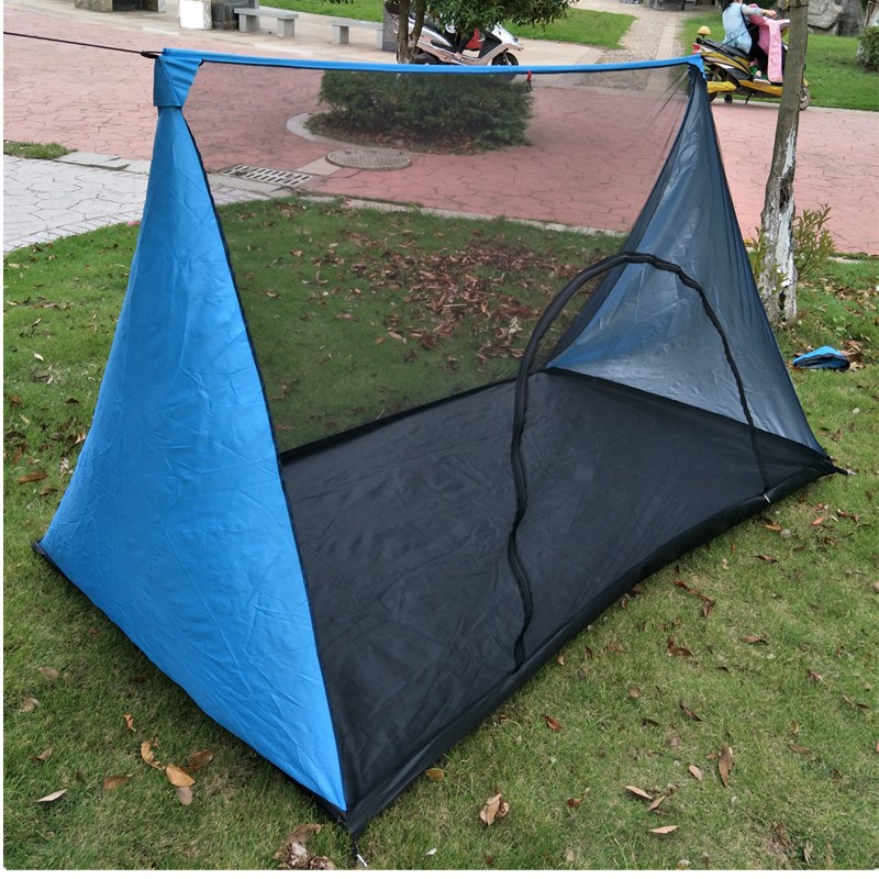 Cheap Goat Tents Ultralight Anti Mosquito Summer Mesh Tent 1  2 Person Portable Rodless Outdoor Camping Tent Inner Mesh Beach Tent 210x120x130cm   